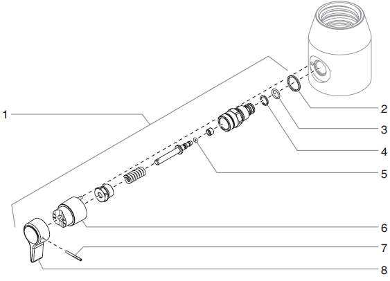 840ix Digital Prime-Spray Valve Assembly (P/N 800-915)